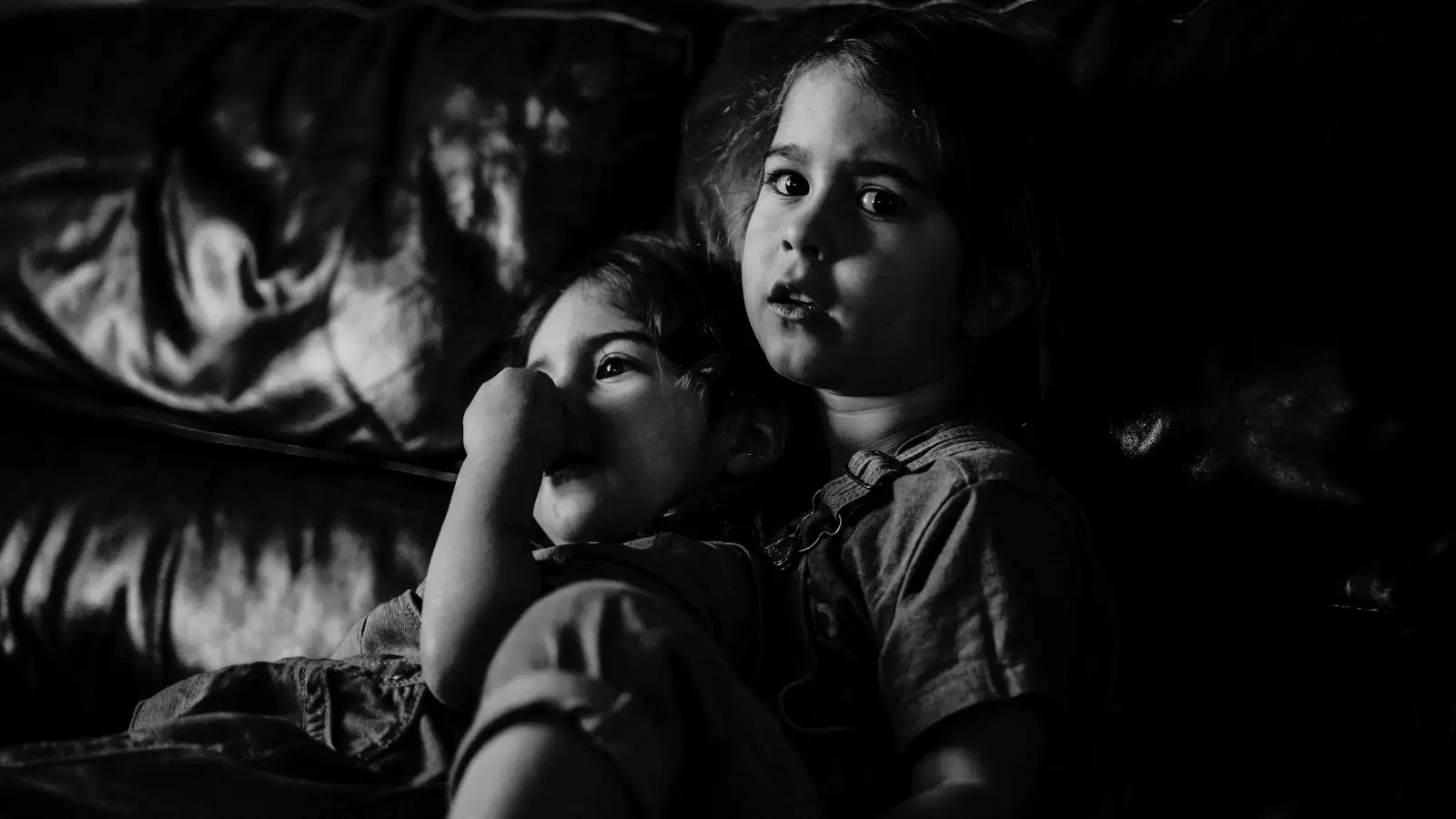 Children watching cartoons with IPTV for UK homes