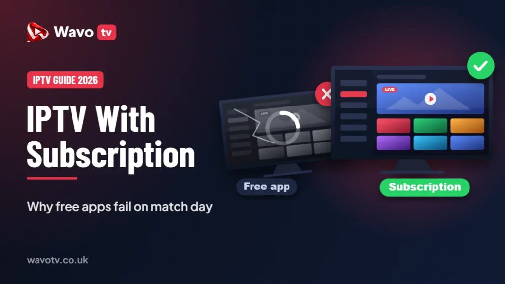 IPTV with subscription vs free app buffering